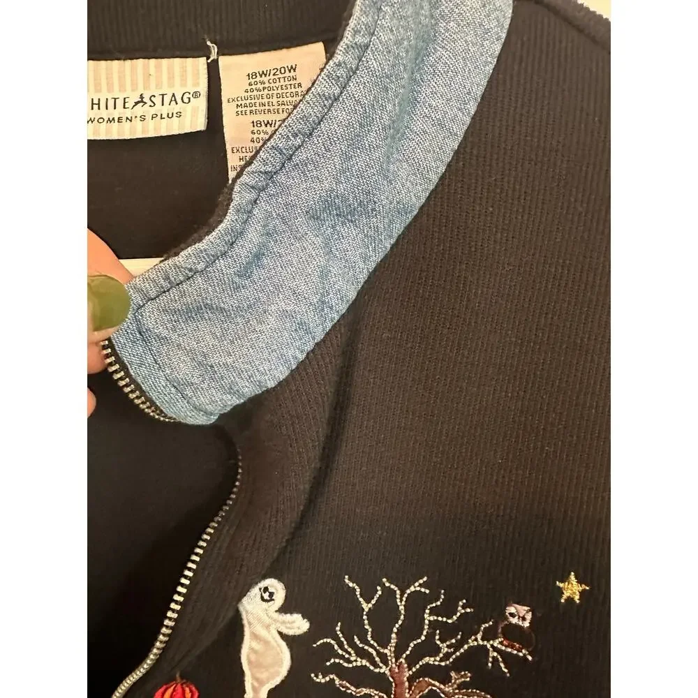 White Stag black pullover